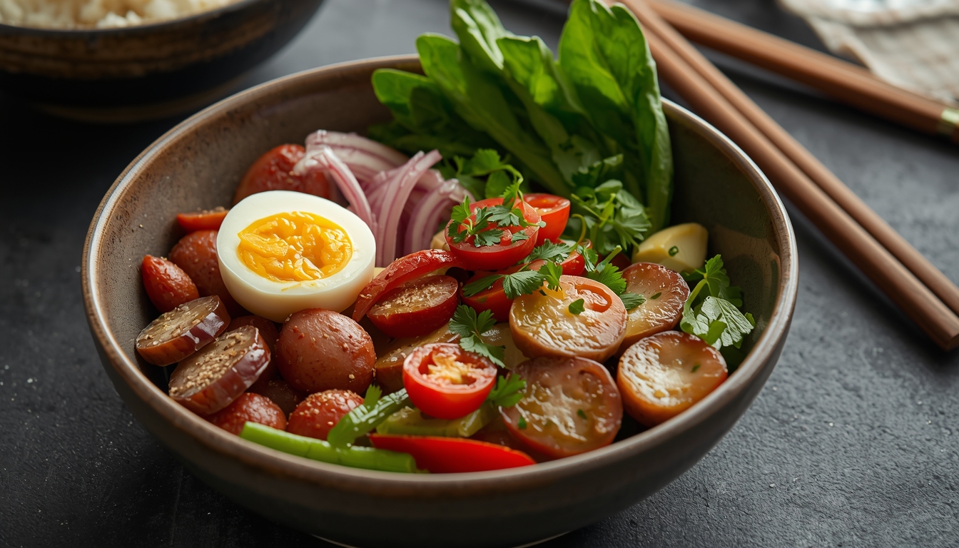 Motionjoint FlexiBite composed meal bowl with vegetables
